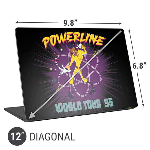 Disney Powerline World Tour 95 Universal Laptop 12in (9.8 x 6.8in) Skin